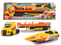 JC25 DICKIE - CAMION MACK ET SON BATEAU DE COURSE (41 CM)